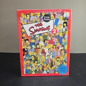 New The Simpsons Trivia Game 2 2001 Board Game w Cast Poster EUC All Parts Inc.